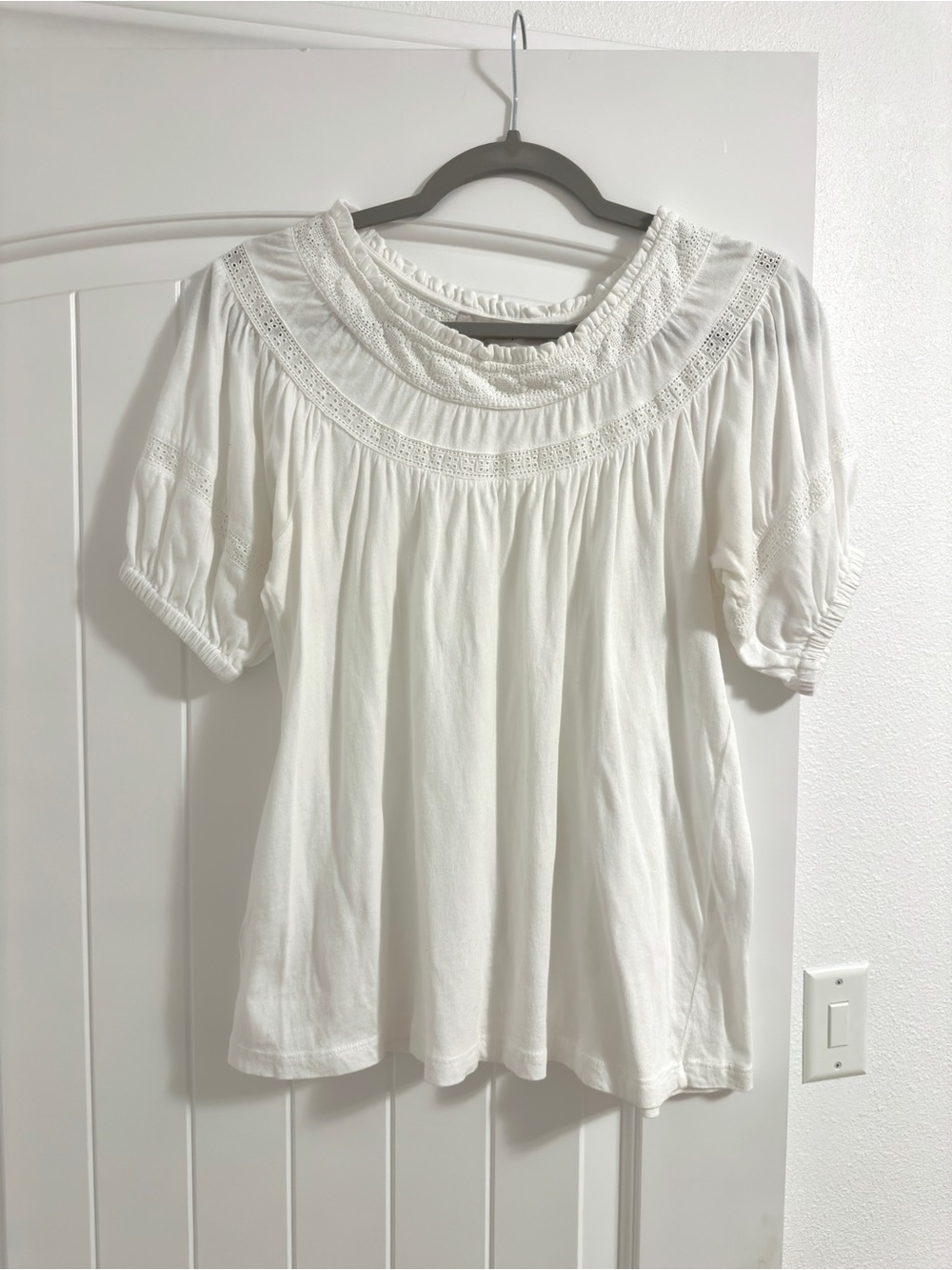 LOFT 100% Cotton White Tee